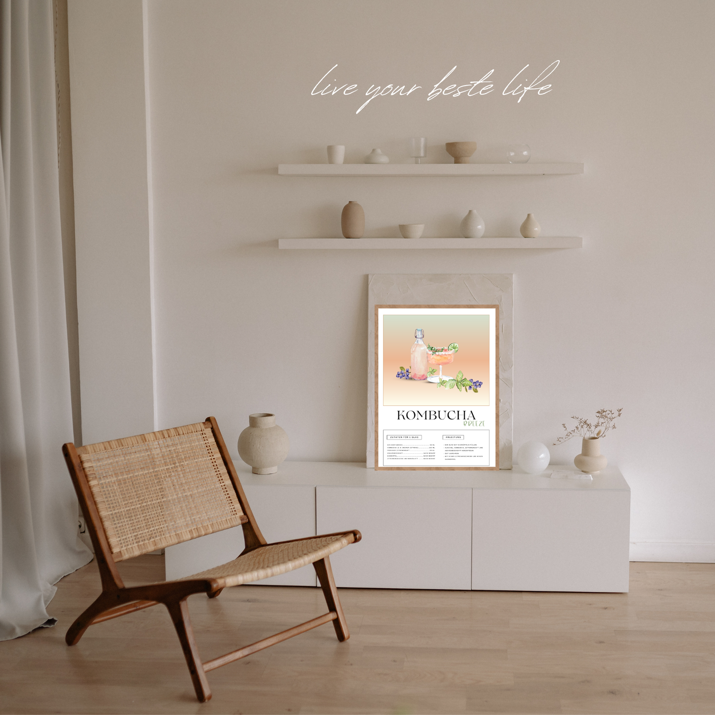 Poster "Kombucha Breeze"