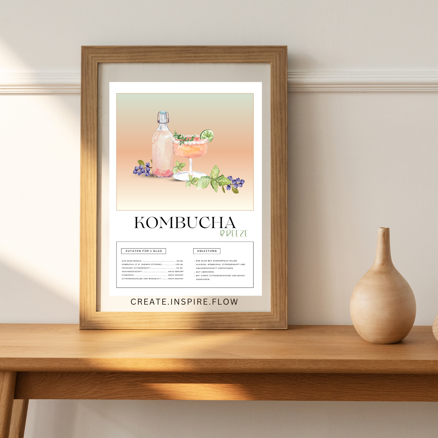 Poster "Kombucha Breeze"