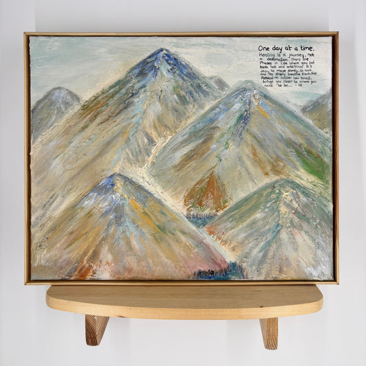 Originalgemälde "One Day at a Time"  inkl. Rahmen