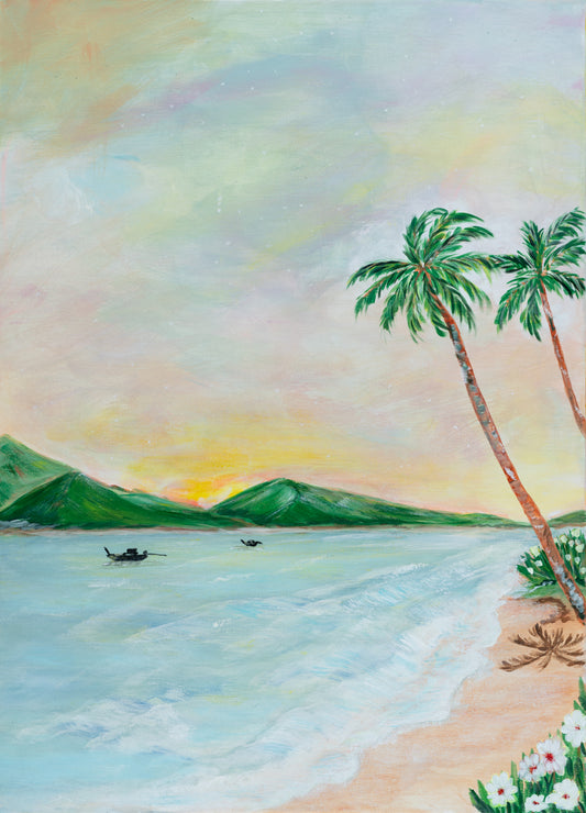 Originalgemälde "Tropical  Serenity - Thailand"