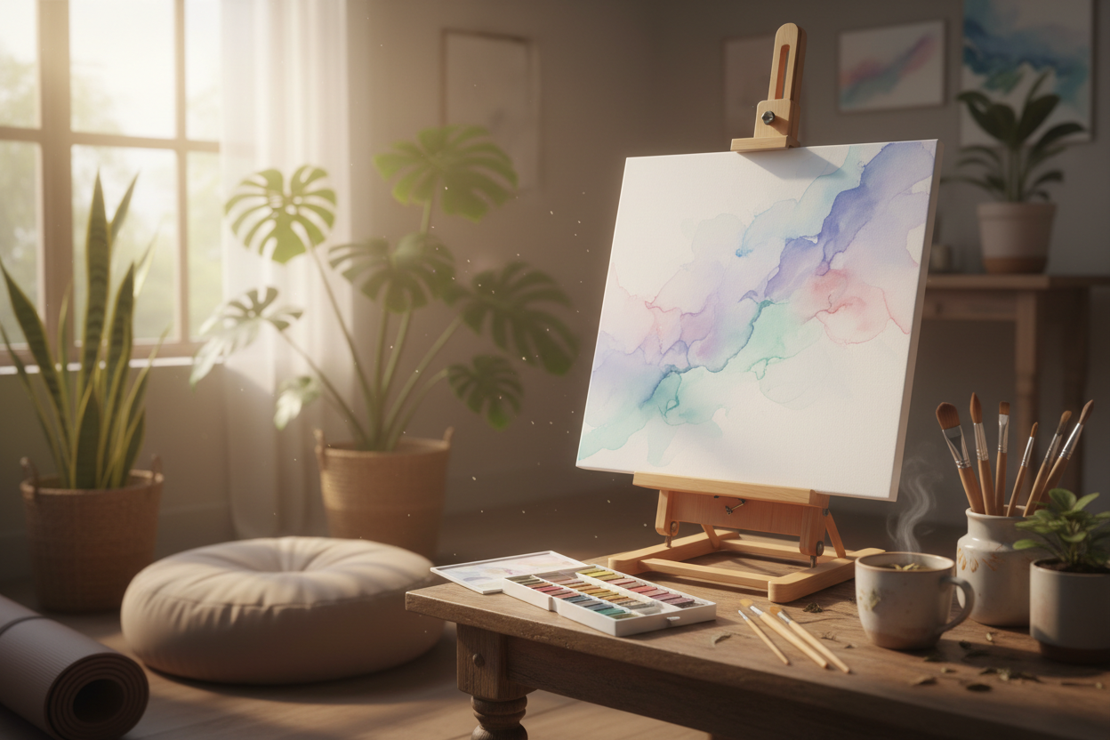 Kunst als Tool für Entspannung & innere Balance
